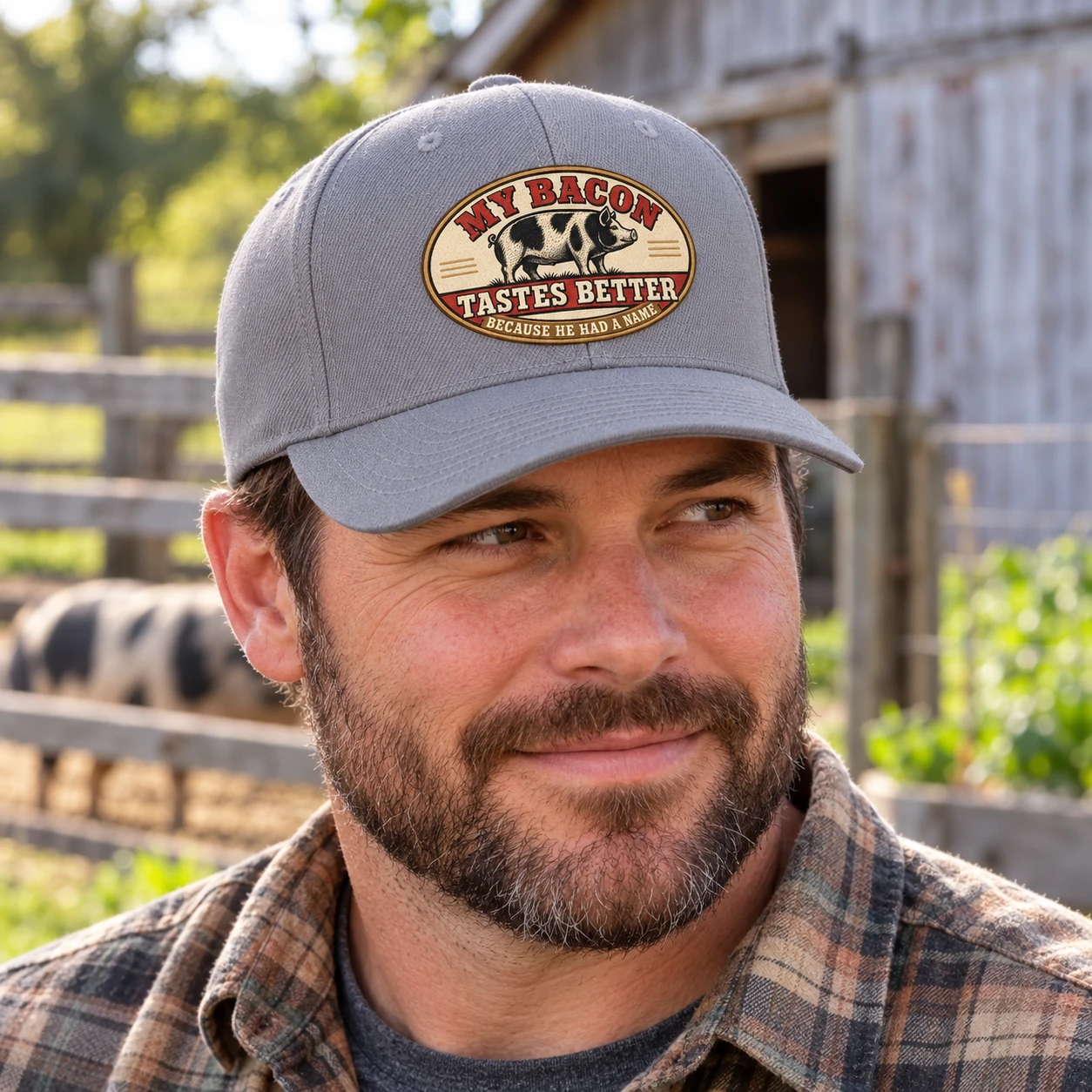 My Bacon Tastes Better Flexfit Hat