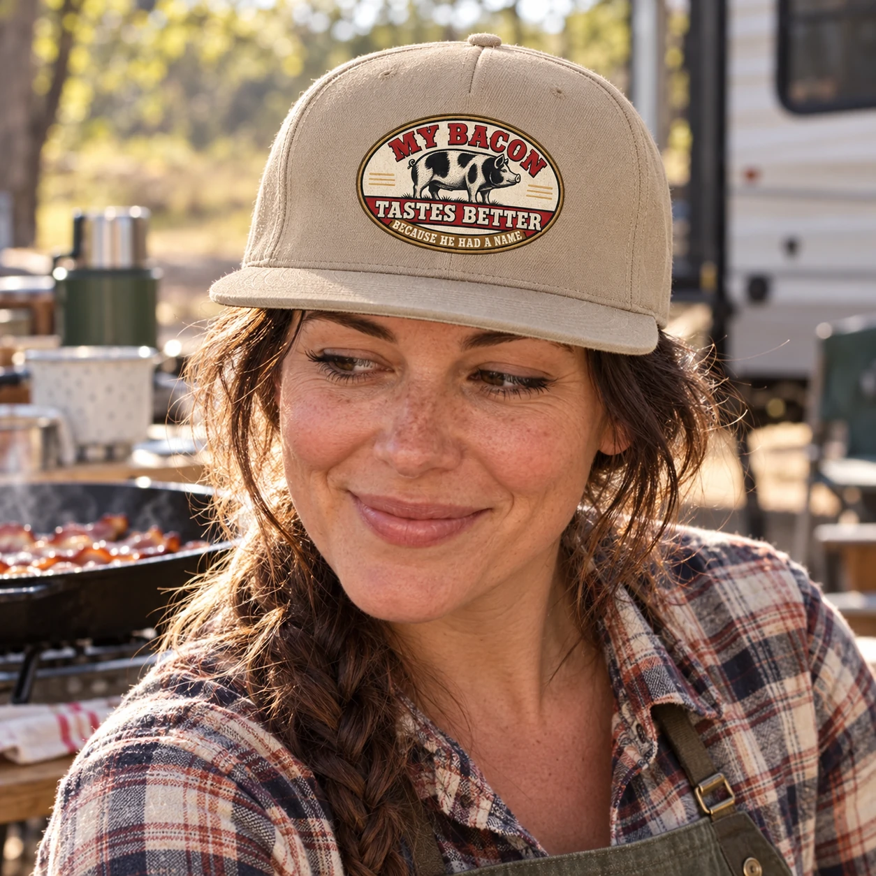 My Bacon Tastes Better Snapback Hat
