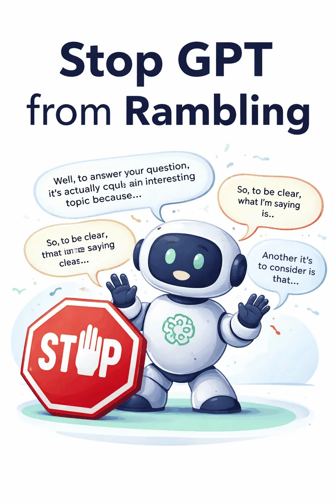 Stop GPT from Rambling prompt cover