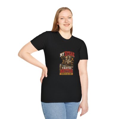 My Steak Tastes Better Unisex Shirt - Funny Homestead Cow Tee - Farm Raised Beef Gift